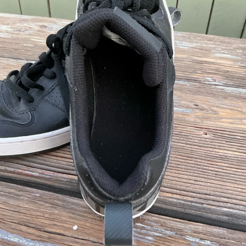 Nike Big Kids Court Borough Low EP Casual Sneakers Shoes Black Size 7Y